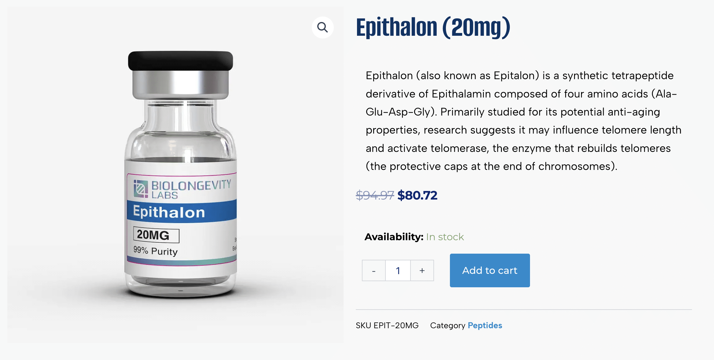 Epithalon BLL